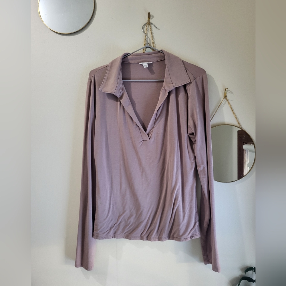 Guess Mauve Button Down Shirt